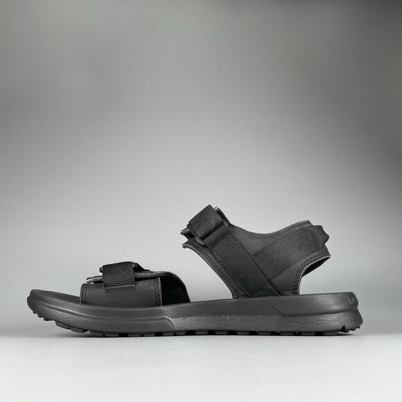 New Balance 250 Adjustable Adrift Men’s Size 9 4E Black Slip On Sandals Casual - Picture 6 of 8